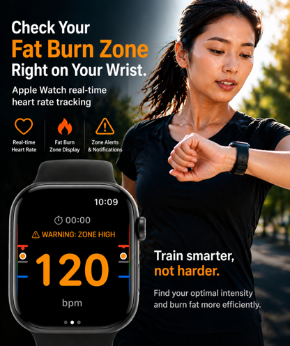 Fettverbrennungszone auf der Apple Watch verfolgen